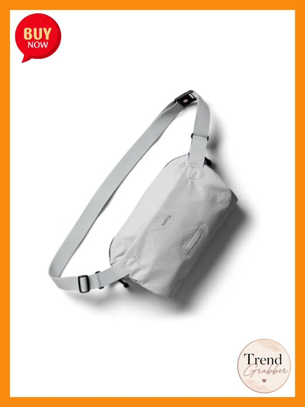Lightweight Sling Crossbody Bag Water Resistant Recycled Nylon 7L
